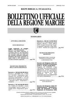 repubblica italiana - Regione Marche