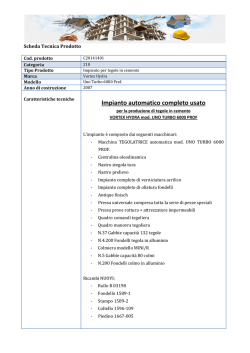Impianto automatico completo usato