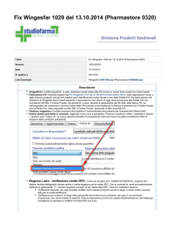 Fix Wingesfar 1029 del 13.10.2014 (Pharmastore 0320)