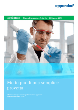 Molto pi&ugrave; di una semplice provetta