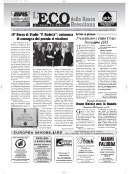Giornale Eco - Eco della Bassa Bresciana
