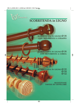 SCORRITENDA in LEGNO