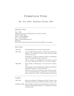 Curriculum Vitae