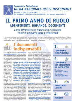 mini guida - Gilda degli Insegnanti