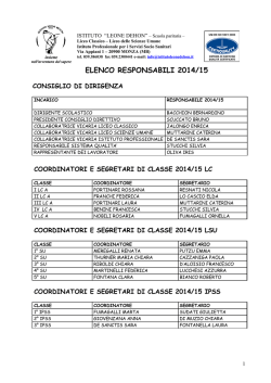 Elenco completo responsabili a.s. 2014-2015