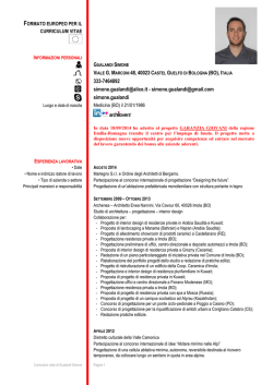 Simone Gualandi - Architetti Bologna