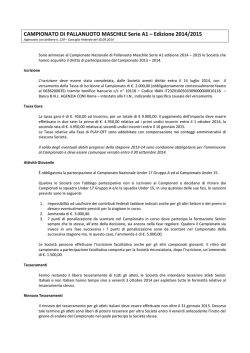 Serie "A1" - 1x2 Pallanuoto