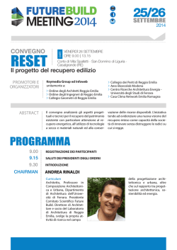 PROGRAMMA - Future Build