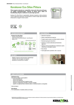 Kerakover eco Silox pittura - the Kerakoll products area