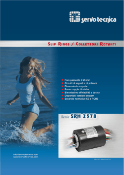 Serie SRH 2578 - Servotecnica