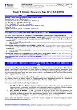 SDD - Banca di Credito Popolare