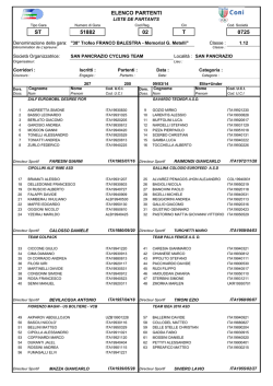 ELENCO PARTENTI ST 51882 02 T 0725