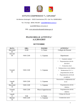 download - Istituto Comprensivo "Luigi Capuana" Castelvetrano