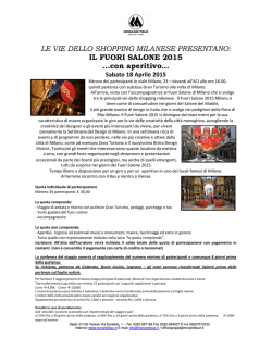 LE VIE DELLO SHOPPING MILANESE