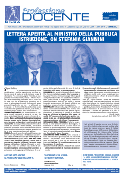 PD aprile 2014 - Gilda Professione Docente