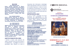 Locandina - Medicina Biofisica con Acqua Informata