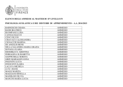 ABBINAMENTI PER VESTITI