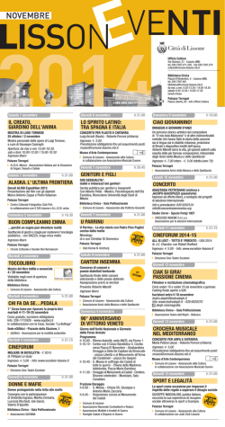 novembre 2014 - Comune di Lissone