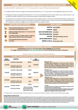 certificate athena premium plus su azioni eni ed enel