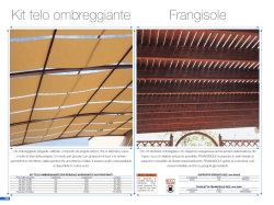 Kit telo ombreggiante Frangisole