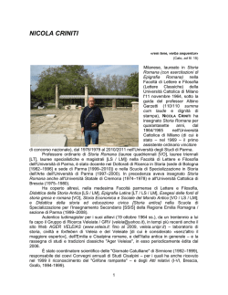 NICOLA CRINITI
