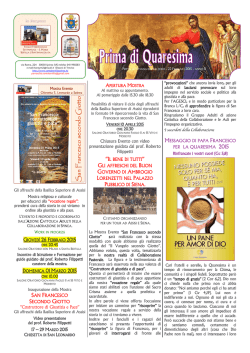 Campana 22 Febbraio 2015 - Parrocchia di Santa Bertilla