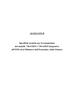 Specifiche tecniche 730 - 4/2015 - Allegato B - pdf