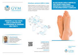 ALLUCE VALGO E DITA A MARTELLO: pREnOTA LA TUA VIsITA