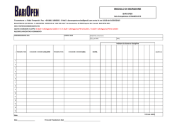 Bari Open Modulo NAZIONALE 2015