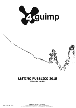 LISTINO PUBBLICO 2015