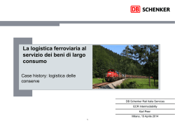 La logistica ferroviaria al servizio dei beni di largo - Indicod-Ecr