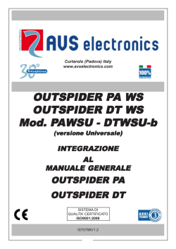 OUTSPIDER P OUTSPIDER PA WS OUTSPIDER DT WS