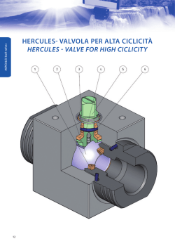 HERCULES- VALVOLA PER ALTA CICLICITà HERCULES