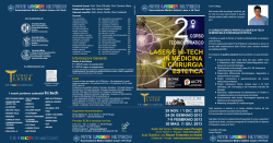 corso teorico pratico laser e hi-tech in medicina e chirurgia estetica