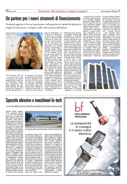 Spazzole abrasive e macchinari hi-tech Un partner per i - Nova-fund