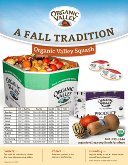 Organic Valley Squash