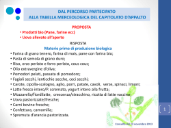 Presentazione della dietista