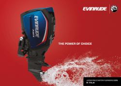Listino evinrude - Centro Nautico Piacenza