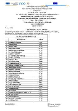 Coordinamento delle Prossime Trasmissioni in Mondovisione Aprile
