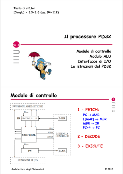 Modulo ALU - DEI, UniPD