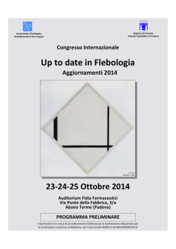 up to date in flebologia