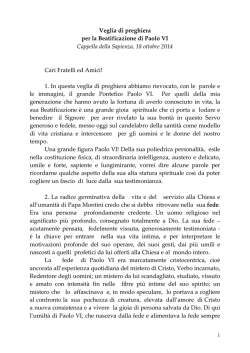 Paolo VI &egrave; un grande