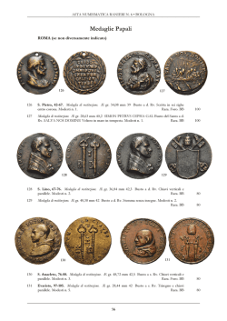 Medaglie Papali - Numismatica Ranieri