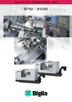 B750 B1250 - Officine E. Biglia e C. S.p.A.