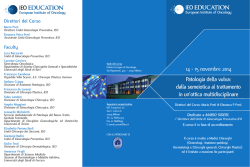 Scarica il programma - Istituto Europeo di Oncologia