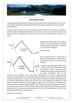 Teoria sul funzionamento del sifone