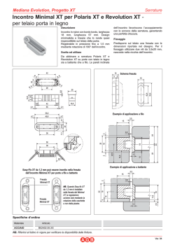 Incontro Minimal XT per Polaris XT e Revolution XT