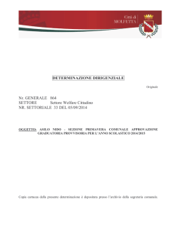 Scarica Allegato - Comune di Molfetta