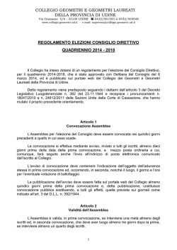 COLLEGIO DEI GEOMETRI DELLA PROVINCIA DI UDINE