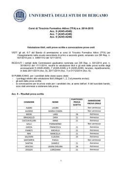 Acc. 6 (A245-A246) - Università degli studi di Bergamo